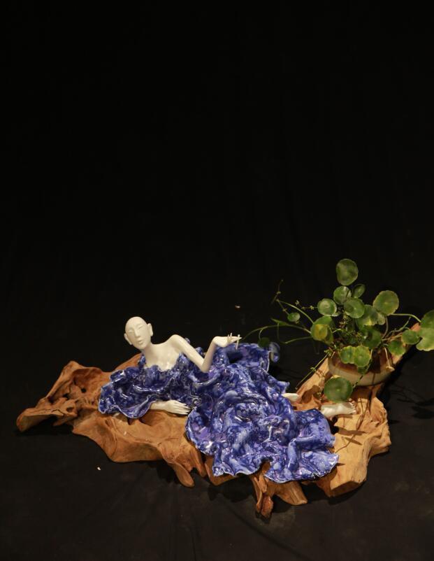 独白——吴苗羽陶瓷艺术作品展在广州白云机场开幕